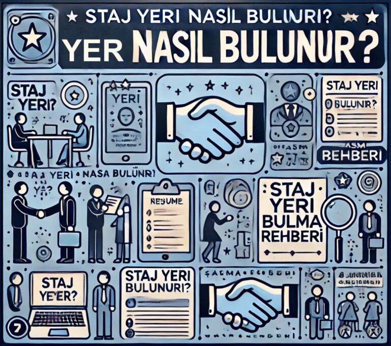 Staj yeri nasıl bulunur? | hemen staj yeri bulmayı kolaylaştırın